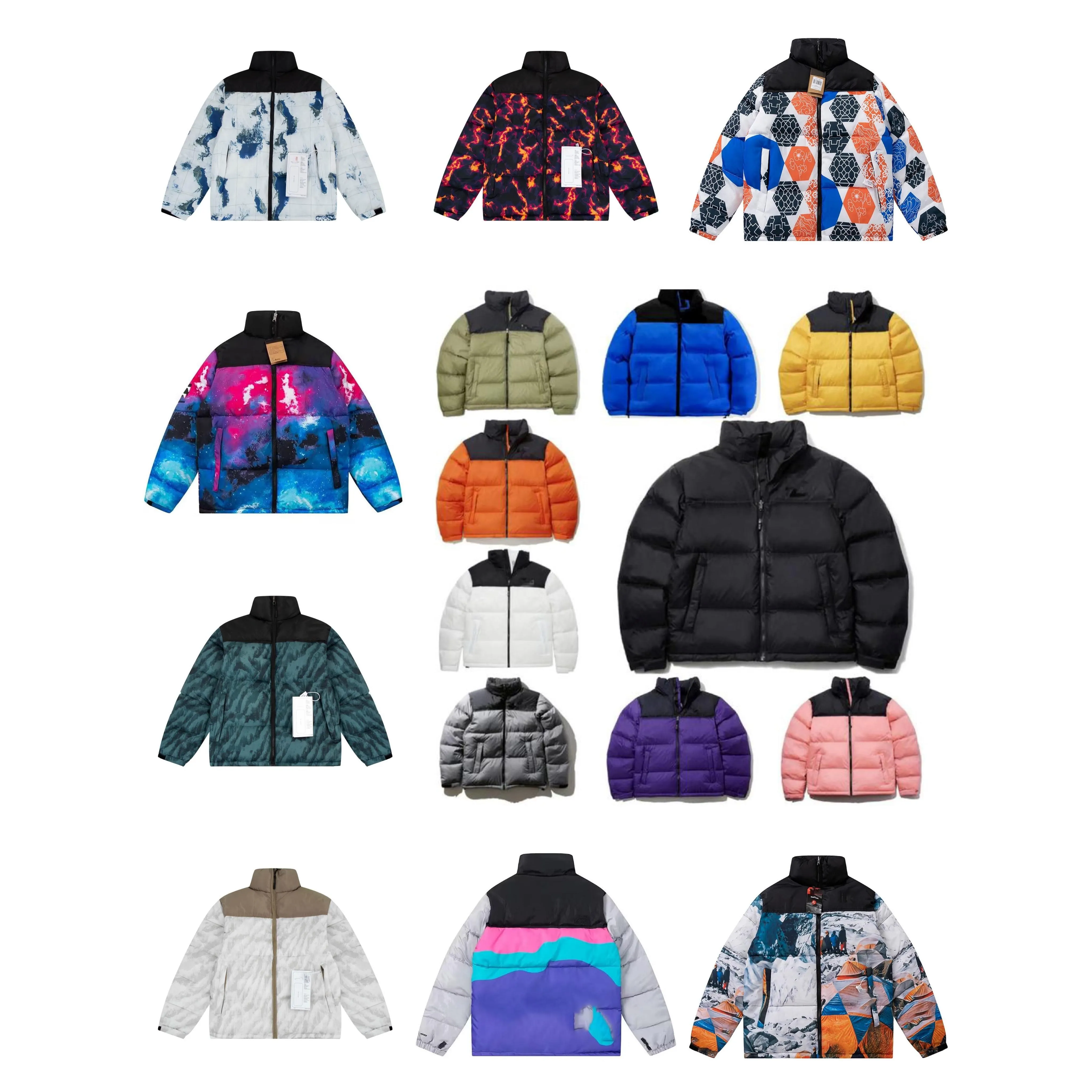 Men Winter Jacket Women Down Hoodie Embroidery Down Jacket North Warm Parka Coat Face Men Puffer Jackets Letter Print Outwear Multiple Color printing