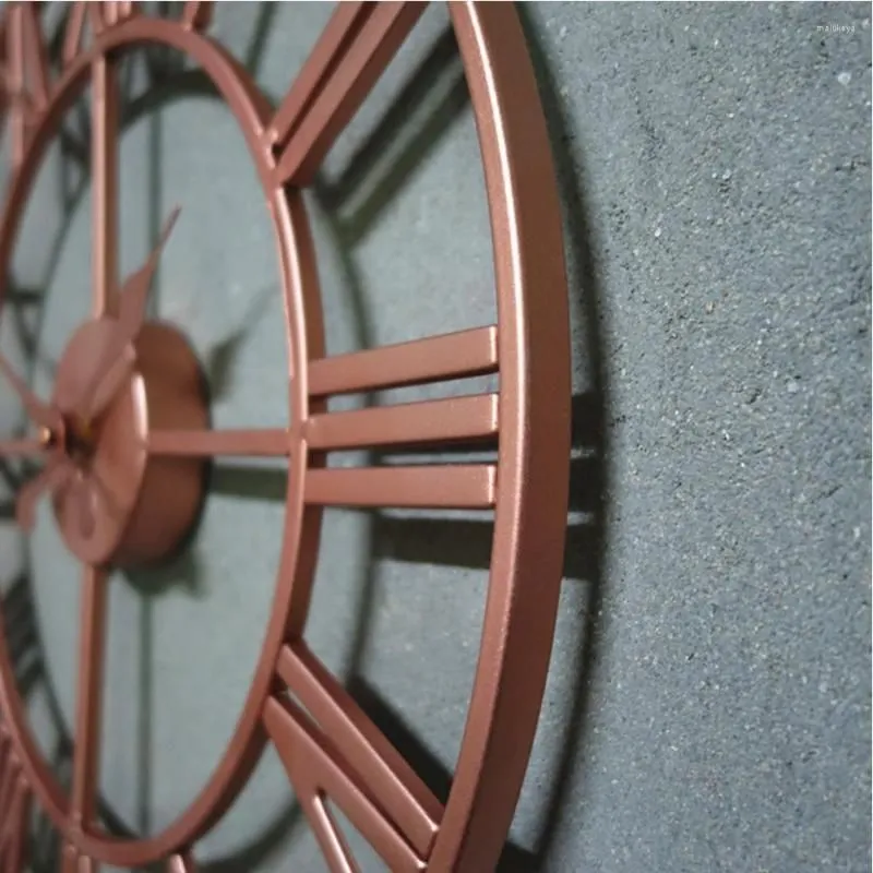 Wall Clocks 16-inch Retro Creativity Clock Pendant Oranment For Living Room Decoration