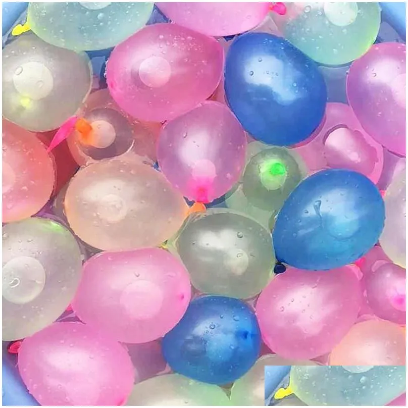 Balloon Latex Water Balloons Balls Waters Bomb Pump Rapid Injection Summer Beach Games Inflatable Sprinking Ballons Drop Delivery Toys Dh6Zo