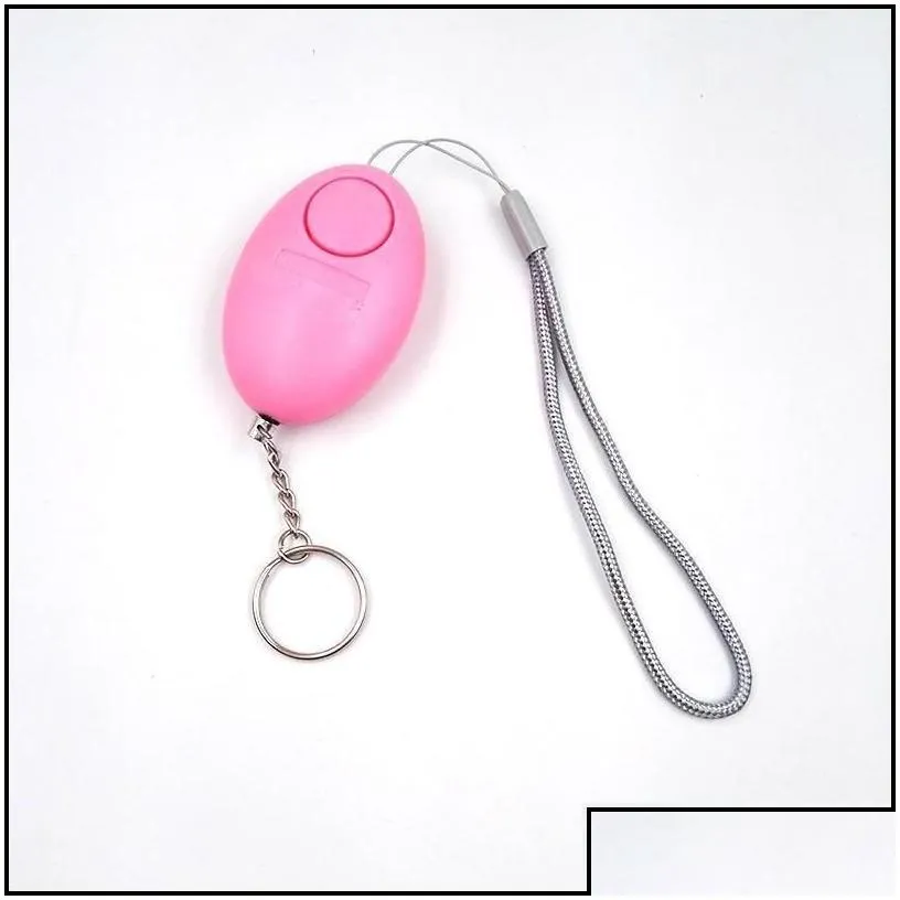 Alarm Systems Self Defense Alarms 120Db Loud Keychain Alarm System Girl Women Protect Alert Personal Safety Emergency Security Syste