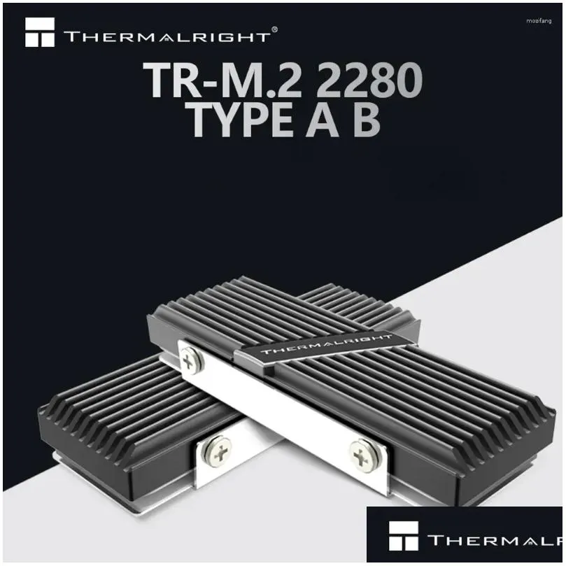 Computer Coolings Thermalright SSD Radiator Aluminum Alloy Heat Cooler With Thermal Pad Accessories For M.2 NVME NGFF 2280