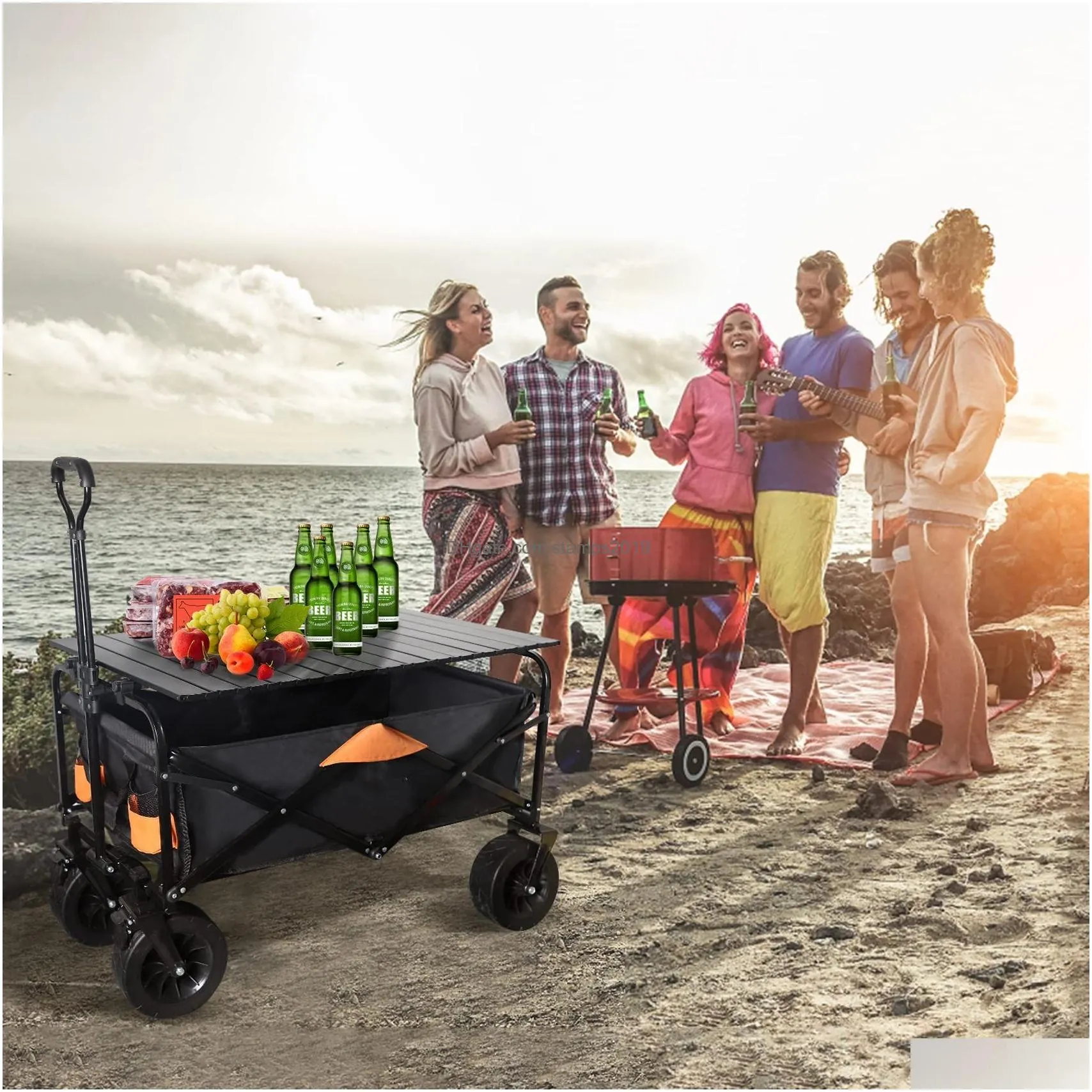 aluminum alloy collapsible foldable wagon board desktop fit our stores wagon heavy duty garden carts metal black board without wagon for outdoor