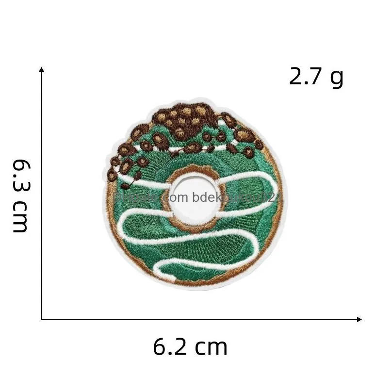 Sewing Notions & Tools Cartoon Sweet Food Iron On Es  Embroidered Badge Diy Sew Applique Repair For Jackets Jeans Backpacks D Dhsur