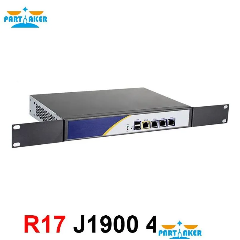 J1900 mini pc firewall appliance hardware with 4Intel 82583V LAN FIREWALL Support pfsense appliance Partaker R175117135