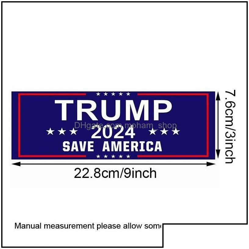 banner flags 3x9inch trump 2024 u.s. general election car bumper stickers house window laptop decal take america back keep sticker 1