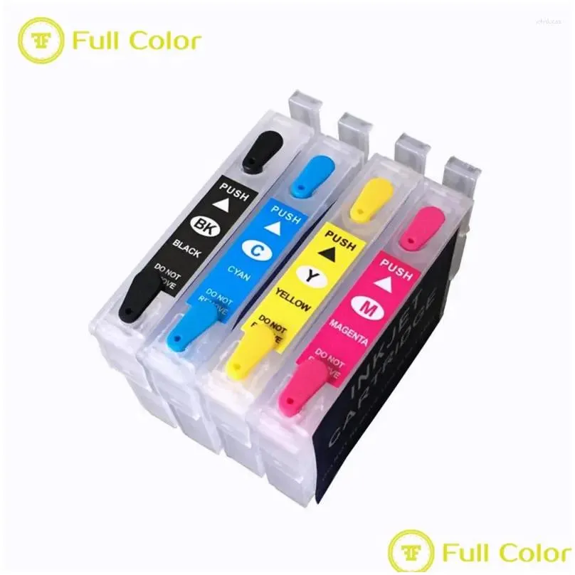 Ink Refill Kits FULLCOLOR Refillable Empty Cartridge With Auto Reset Chip T1381 T1382 T1383 T1384 For Workforce 320 630 633 435