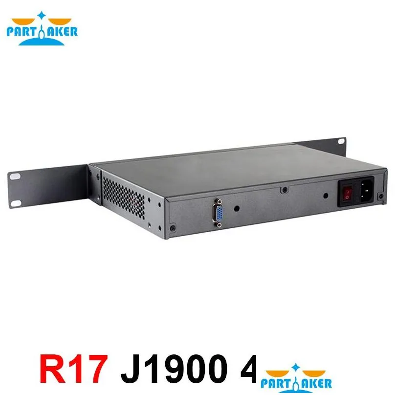J1900 mini pc firewall appliance hardware with 4Intel 82583V LAN FIREWALL Support pfsense appliance Partaker R175117135