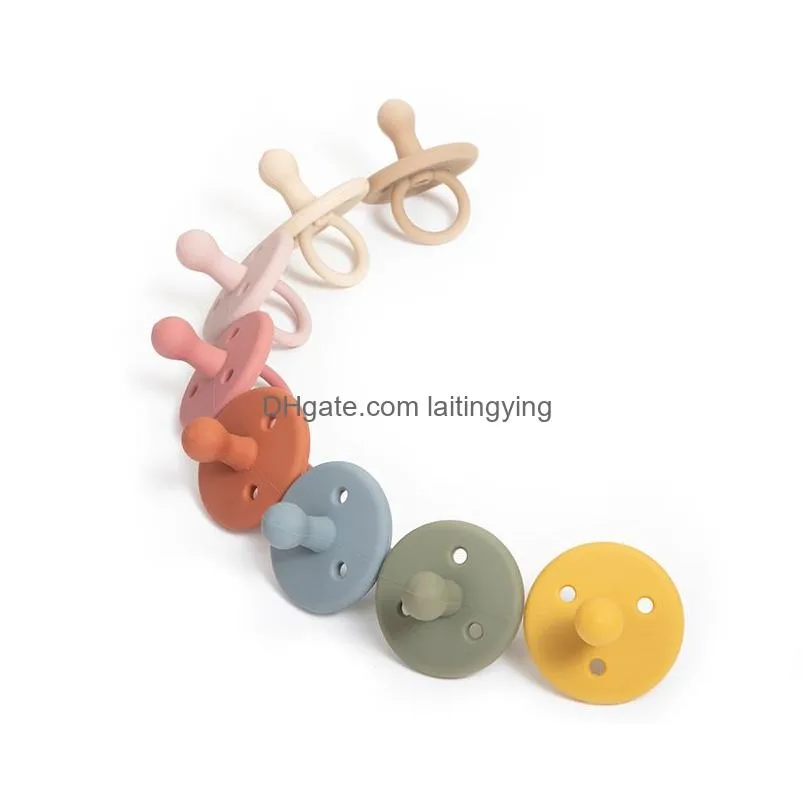 silicone soother bpa food grade infant pacifier born baby dummy soft nipple nursing accessories