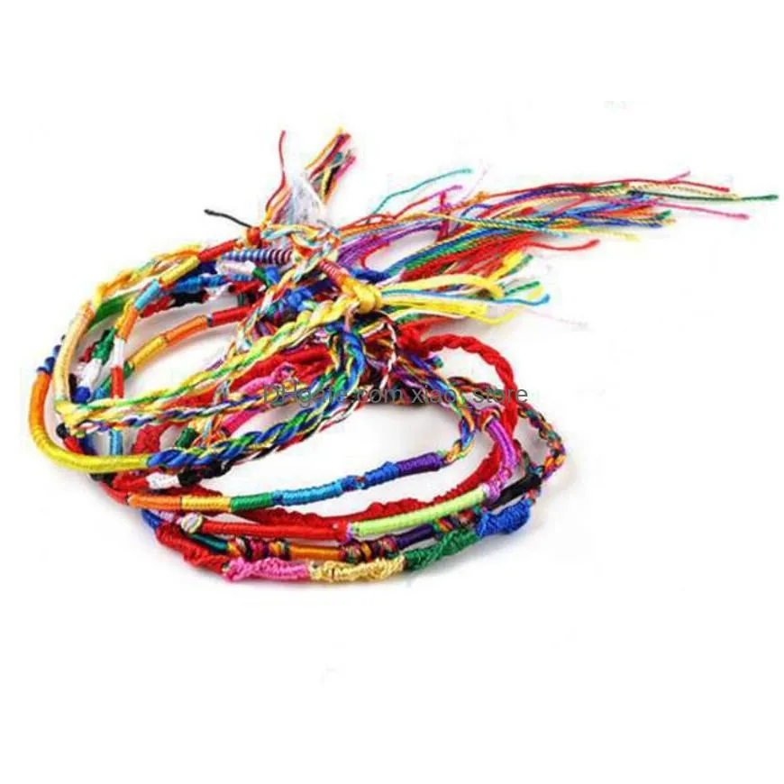 girls bracelet colorful purple infinity bracelet handmade jewelry braid cord strand braided friendship bracelets wholesale