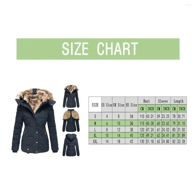 Women`s Trench Coats Autumn Winter Quilted Warm Solid Plush Thickened Jacket Button Long Windproof Hooded Parka Down Cotton Coat