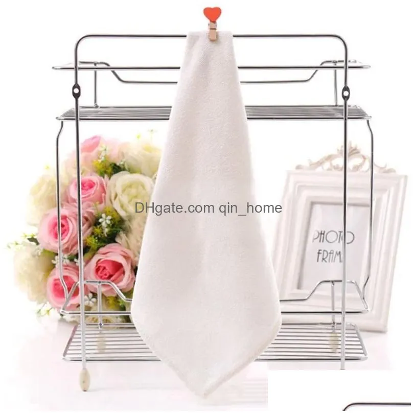 10pc white soft microfiber fabric face towel el bath towel wash cloths hand towels portable multifunctional cleaning towel