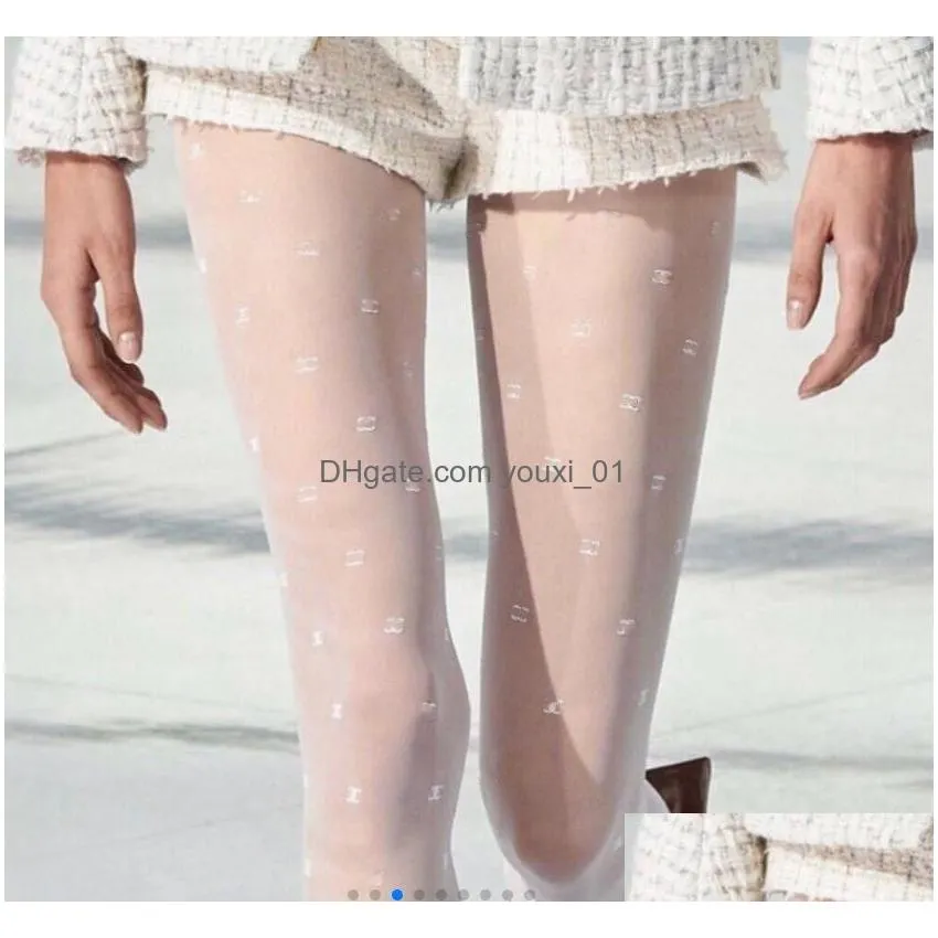 Socks & Hosiery Mesh Tights Leggings For Women Fashion Y Smooth Tight Top Quality Womens Luxury Stockings Panty Hoses Outdoor Mature Dhnio