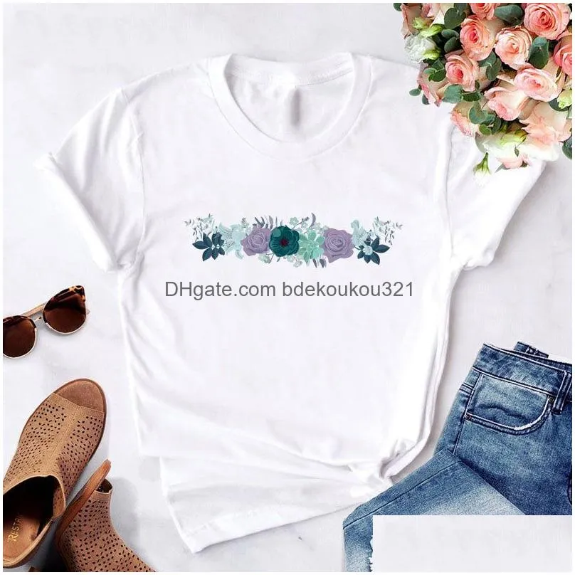Sewing Notions & Tools Flower Iron On Sticker Heat Transfer Es Washable Appliques Decals For T-Shirt Jeans Backpacks Jackets Dress Cl Dhaxs