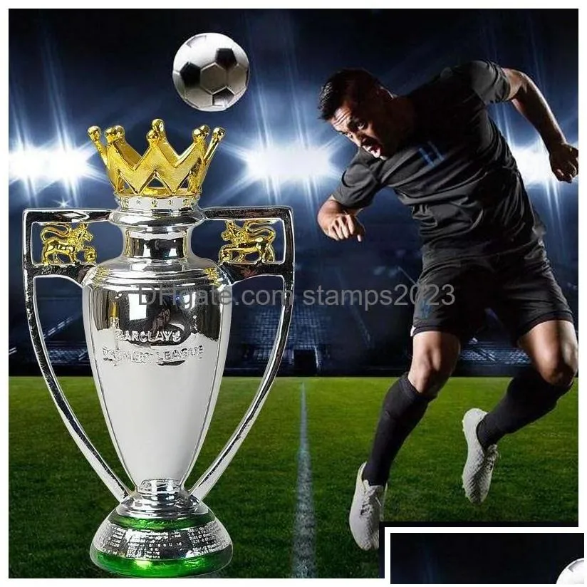 decorative objects figurines decorative objects figurines 1532cm football trophy soccer champion souvenir europe award league model