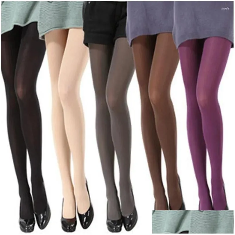 Women Socks Woman Sexy Tights Candy Color Pantyhose Multicolour Velvet Seamless Long Stockings Oversized