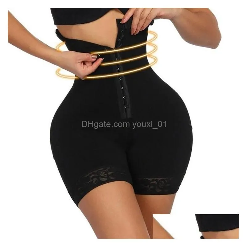 Women`S Shapers Womens Waist Trainer Fajas Colombianas Control Flat Stoh Sha Panties Body Shaper Slimming Tummy Underwear Girdle Drop Dhr1K