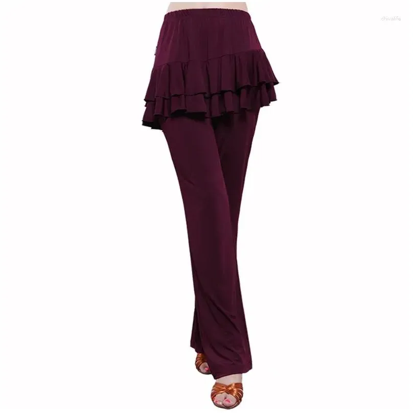 Stage Wear Autumn And Winter Square Dance Costume Skirt Pants Women Milk Silk Dancing Female Practice Performance