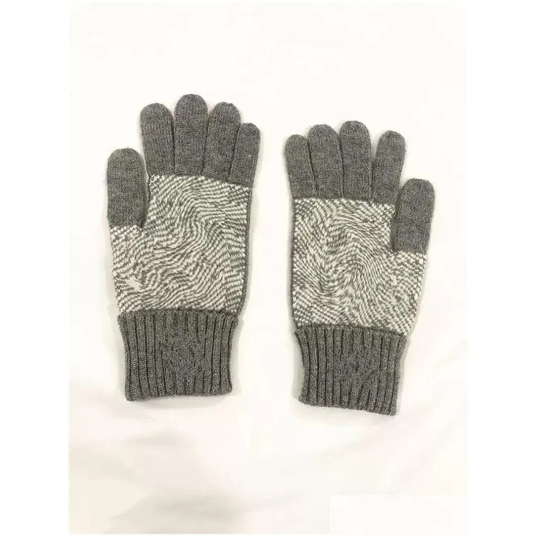 Hats Scarves Gloves Sets 23 Winter To Keep Warm Set Designer Mens Beanie Scarf Glove Luxury Hat Knitted Caps Ski Scarve Mask Unisex Dhxpg