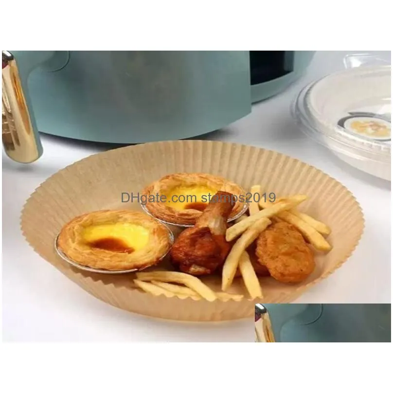 air fryer disposable paper parchment wood pulp steamer cheesecake air fryer accessories baking paper