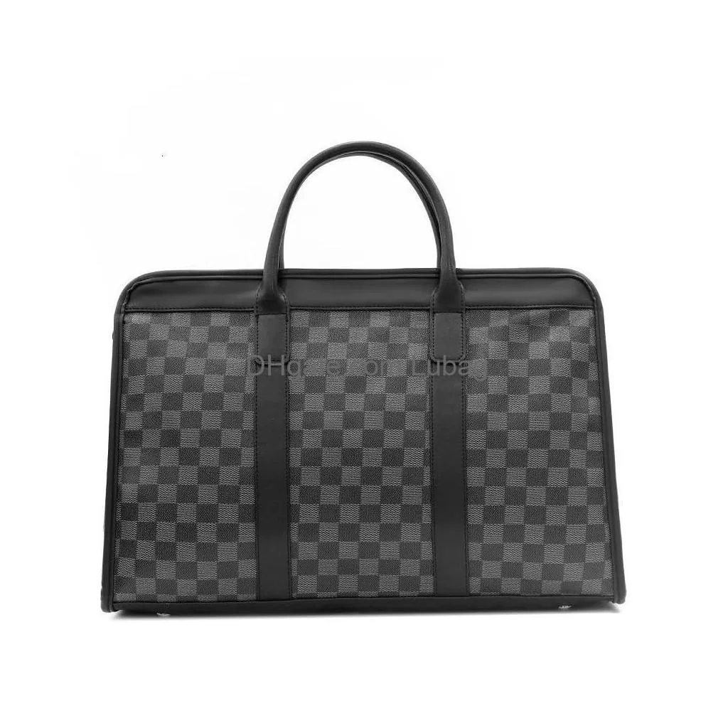 other bags handbag mens travel bag large capacity lattice tide brand backpack lage single shoder business drop delivery accessories