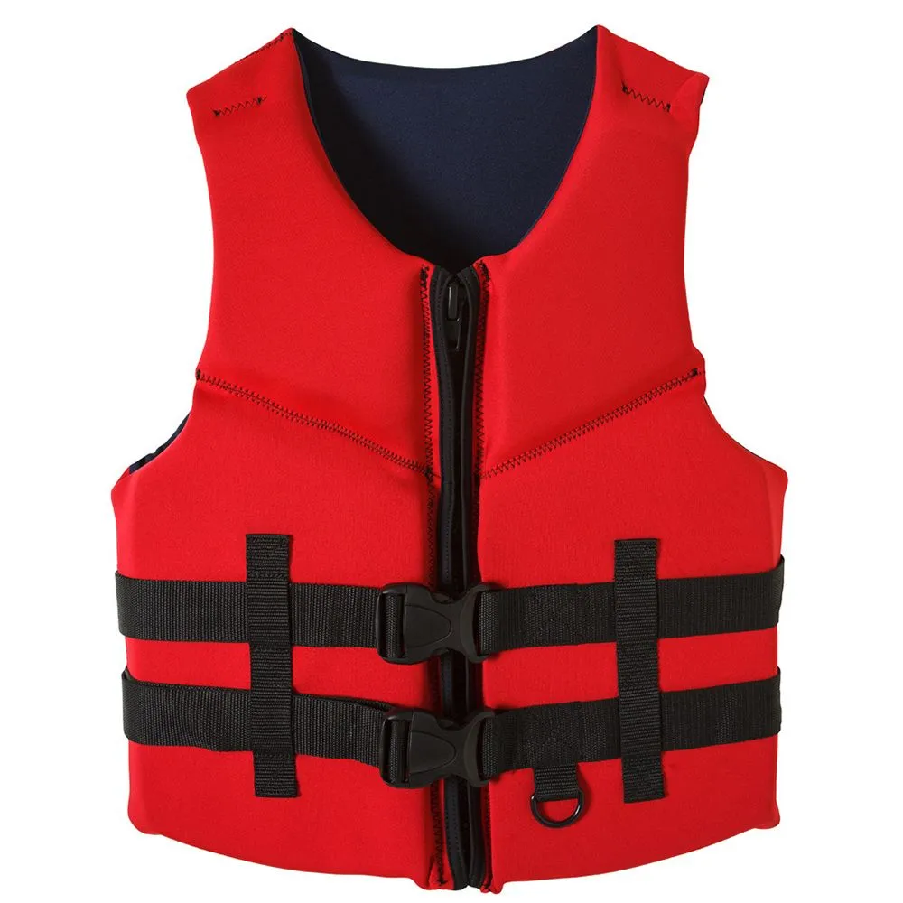 Life Vest Buoy High quality neoprene mens professional life jackets ladies swim vests water sports buoyancy kayak surf 230621