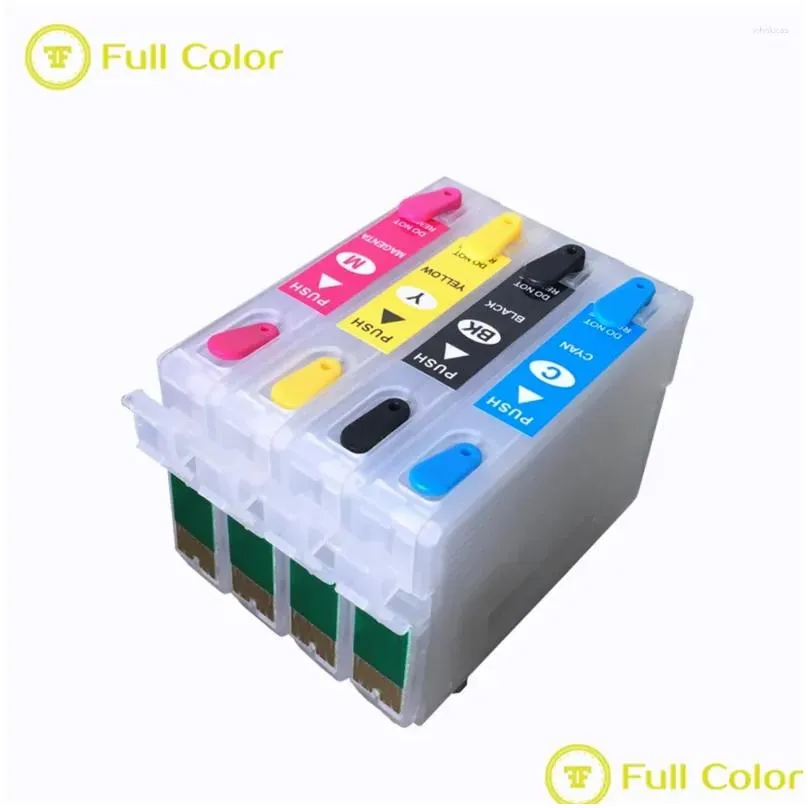 Ink Refill Kits FULLCOLOR Refillable Empty Cartridge With Auto Reset Chip T1381 T1382 T1383 T1384 For Workforce 320 630 633 435