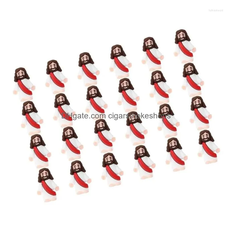 Decorative Objects & Figurines 24Pcs Mini Figure Decorations For Indoor And Outdoor Easters Miniature Drop Delivery Home Garden Decor Dhwdg