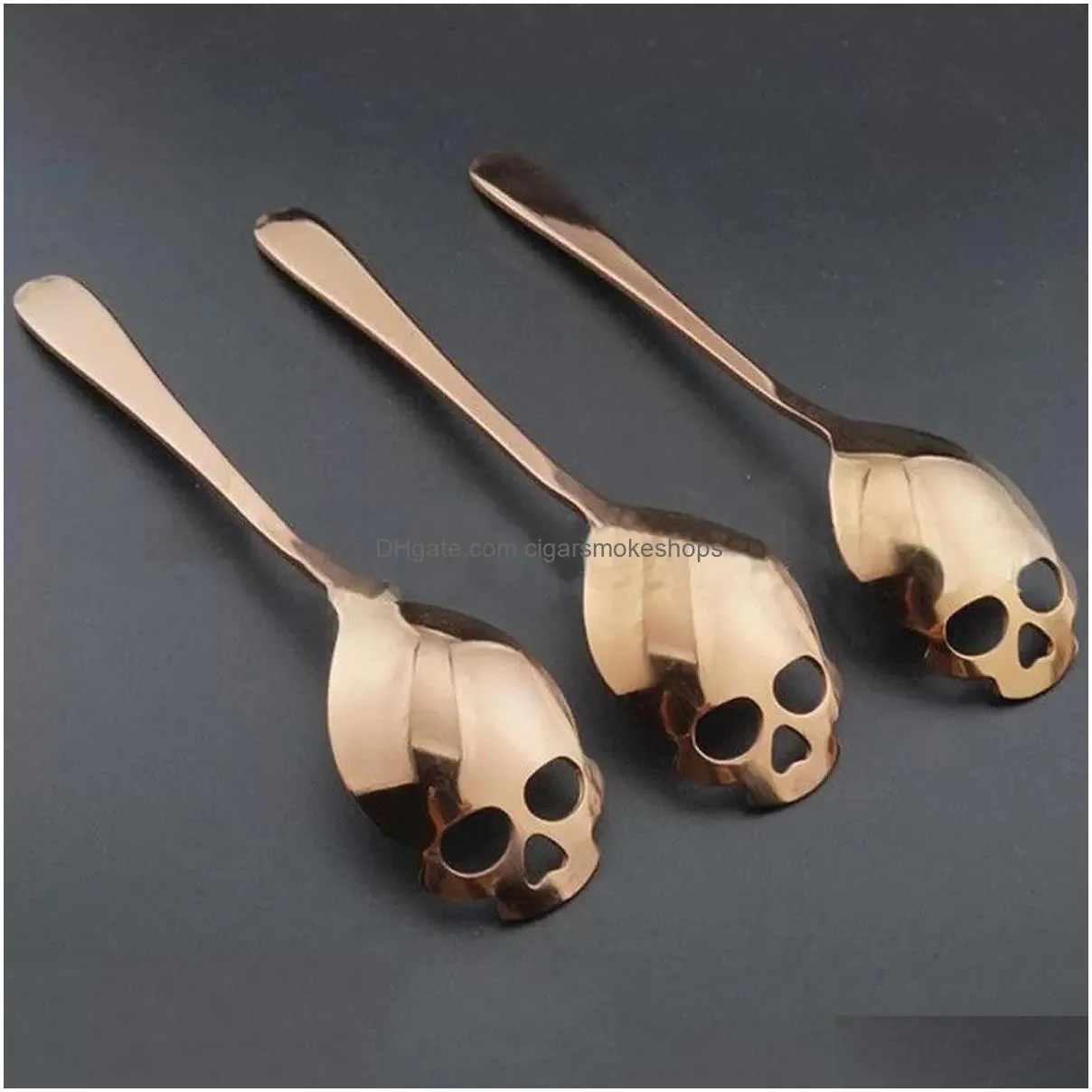 Spoons Sugar Skl Tea Spoon Suck Stainless Coffee Dessert Ice Cream Tableware Colher Kitchen Accessories Fy5329 Drop Delivery Home Gard Dho6F