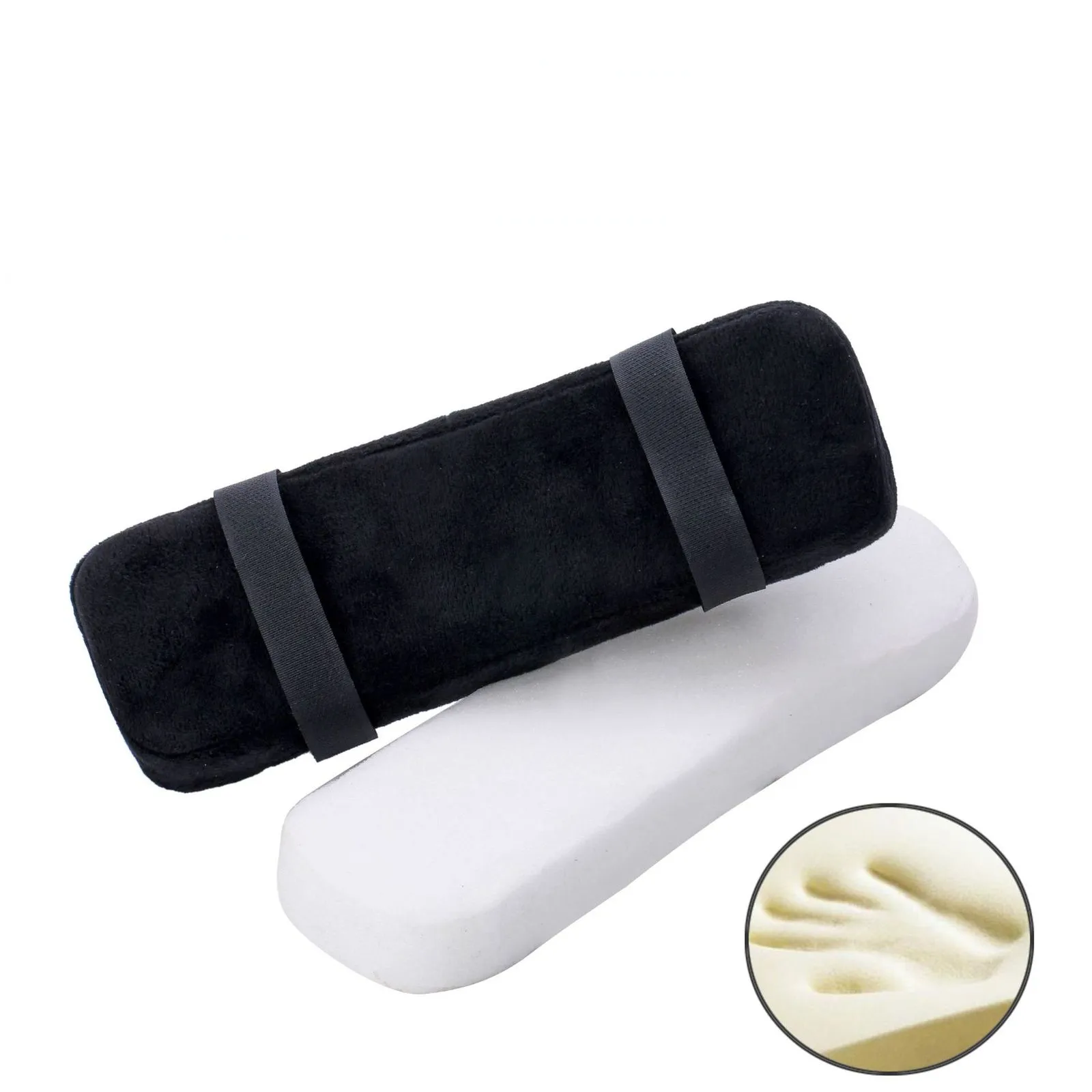 Elbow Knee Pads Two Style Household Study Office Chair Armrest Armguard Super Soft Crystal Velvet Memory Foam Slow Rebound Elbow Pillow