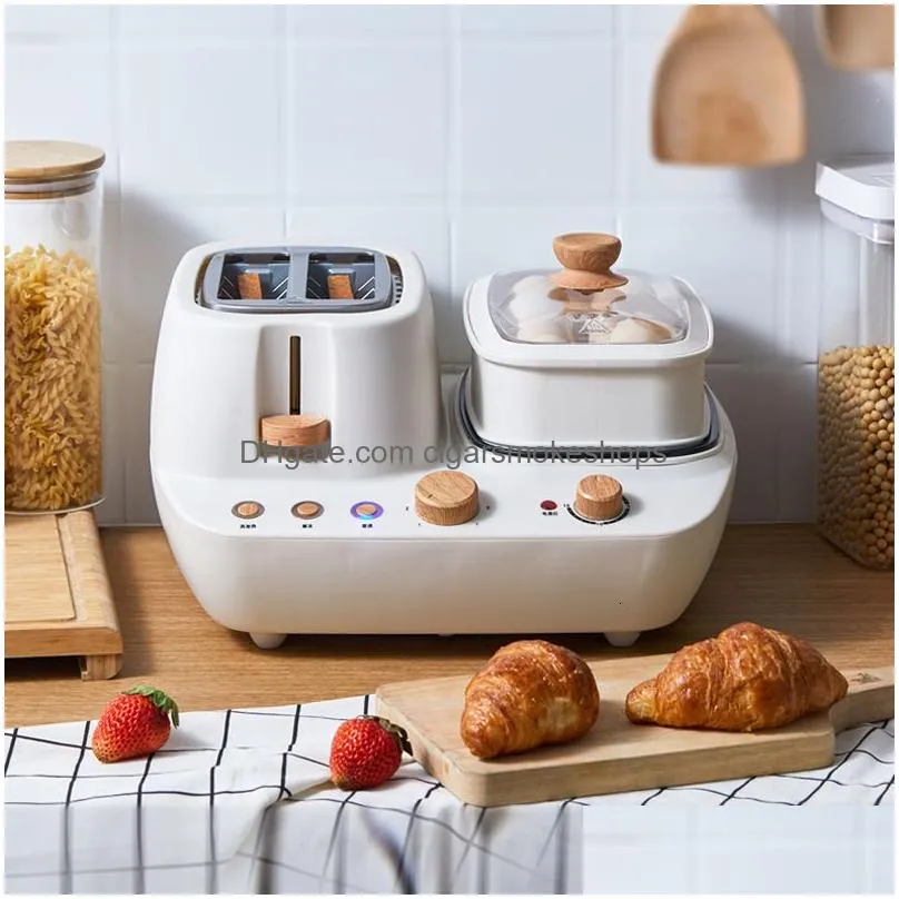 3 In 1 Breakfast Makers Vl107 Mtifunction Electric Maker Omelette Beef Pizza Bacon And Bread Hine For Household Steamed Egg Boiling P Dhw75