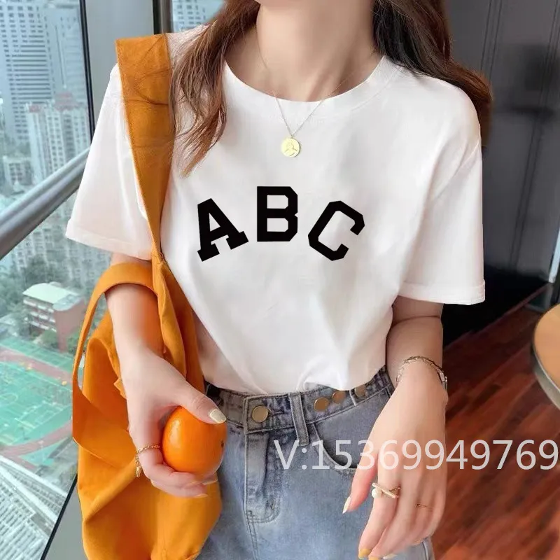 Women`S T-Shirt Womens Cute Angel Baby Korean T Shirt T-Shirts Clothing Women Oversized Fiorucci Tter Print Fun Harajuku O-Neck Loose Otiue