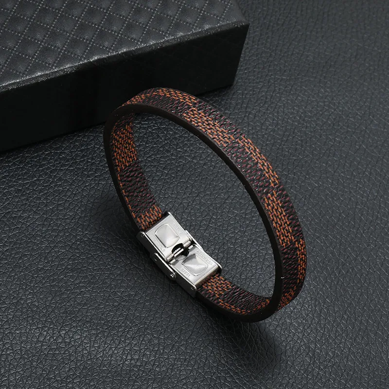 Charm Bracelets Rope Weave Braided Leather Bracelet Vintage Style Mti Layer Beaded Men Women Drop Delivery Otw04