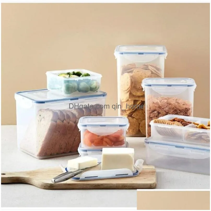 Lunch Boxes Bags Food Containers With Lids Meal Prep Container Airtight Storage Bpa- Refrigerator -Kee Box Drop Delivery Home G Dhex4