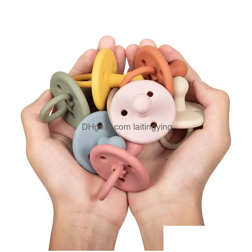 silicone soother bpa food grade infant pacifier born baby dummy soft nipple nursing accessories