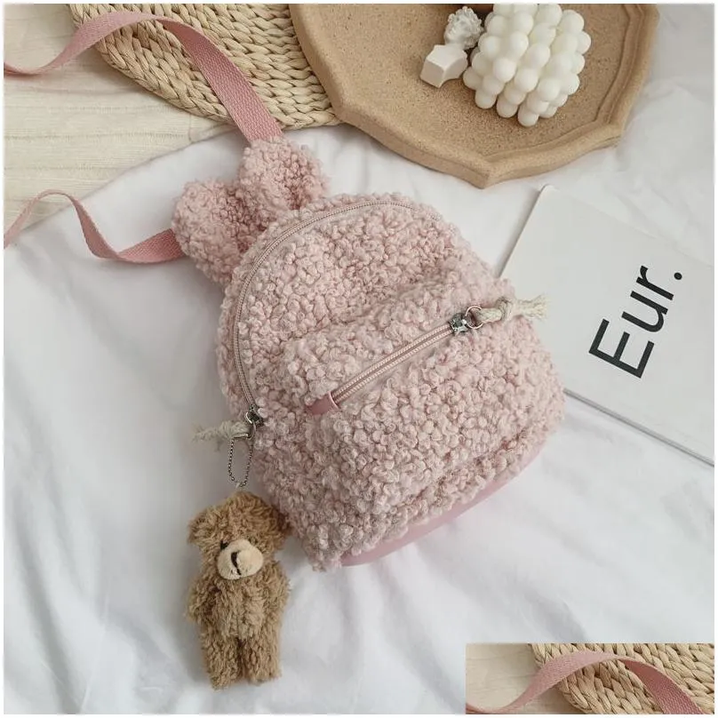 Backpacks 2022 Wholesale New Student Backpack Bunny Ears Bear 7 Styles For You To Choose Drop Delivery Baby, Kids Maternity Accessorie Dhs21