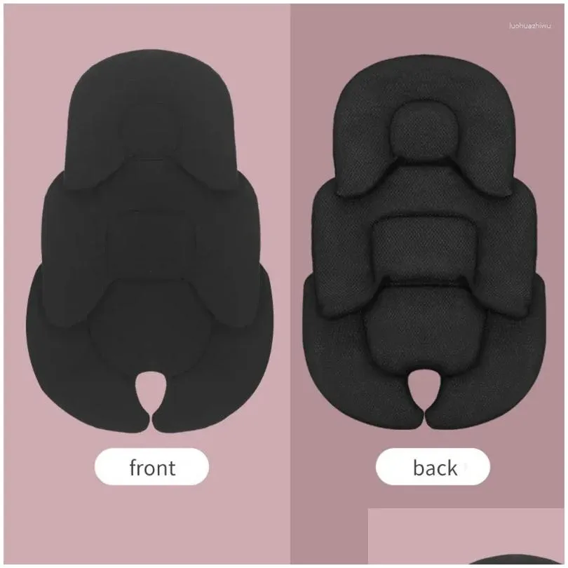 Stroller Parts Simple Solid Color Born Baby Seat Cushion Pushchair Mat Safety Protection Pad Car Mattress Infant Accessories