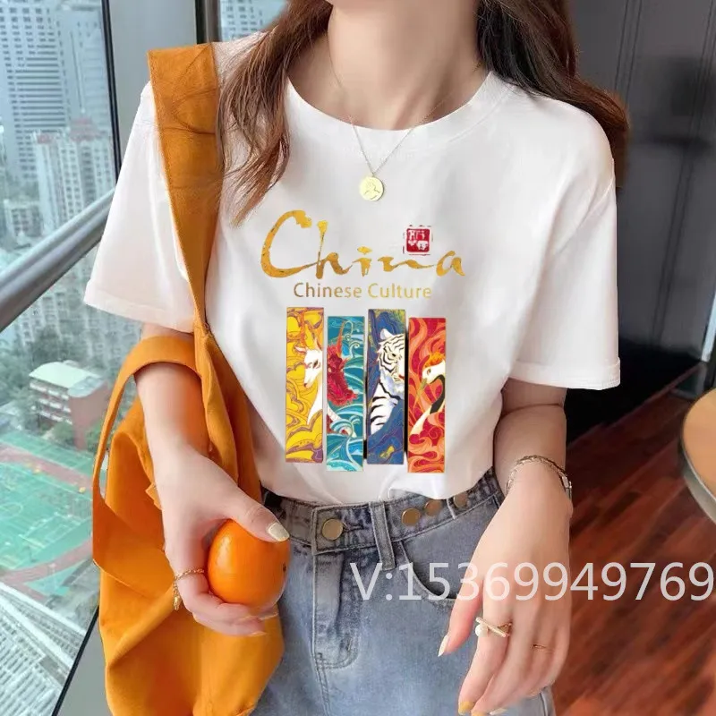 Women`S T-Shirt Womens Cute Angel Baby Korean T Shirt T-Shirts Clothing Women Oversized Fiorucci Tter Print Fun Harajuku O-Neck Loose Otiue