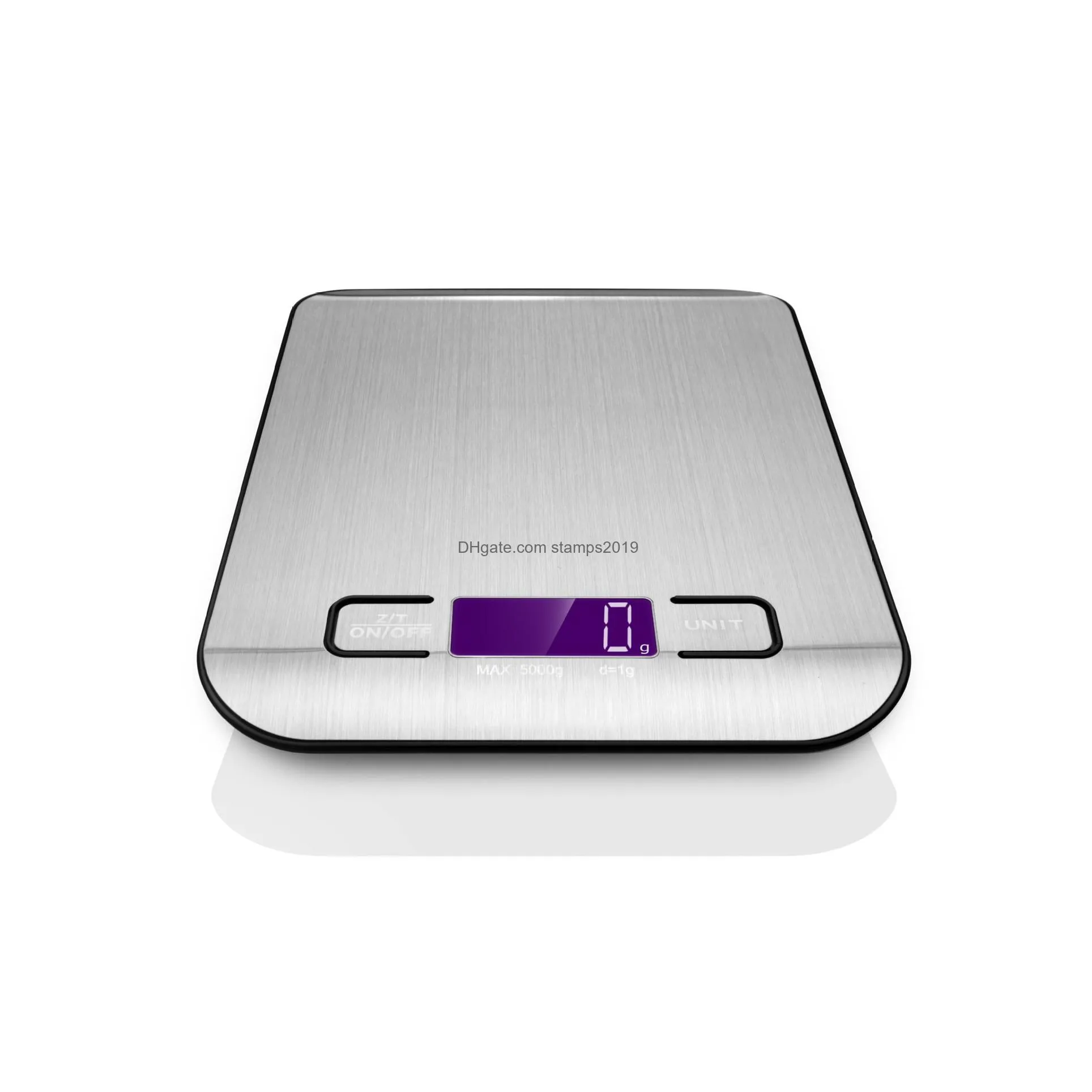 5000g/1g led electronic digital kitchen scales multifunction food scale stainless steel lcd precision jewelry scale weight balance