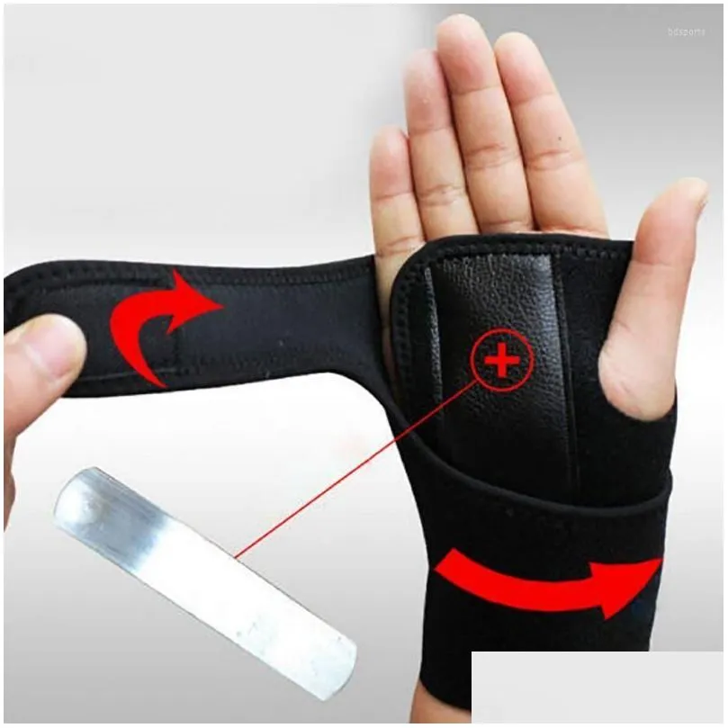 Wrist Support Brace Splint Sprains Arthritis Band Bandage Orthopedic Hand Finger Carpal Suppo Drop Delivery Sports Outdoors Athletic O