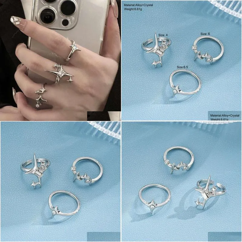 Chinese Style Unique Mangxing Couple Joint Instagram Design Ring
