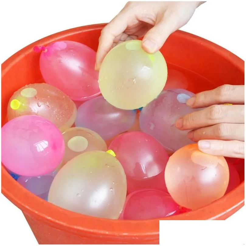 Balloon Latex Water Balloons Balls Waters Bomb Pump Rapid Injection Summer Beach Games Inflatable Sprinking Ballons Drop Delivery Toys Dh6Zo