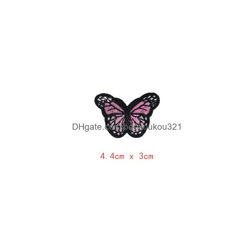Sewing Notions & Tools 20 Styles Butterfly Badges Clothe Embroidery Applique Ironing Clothing Supplies Decorative Es For Drop Deliver Dh8Vx