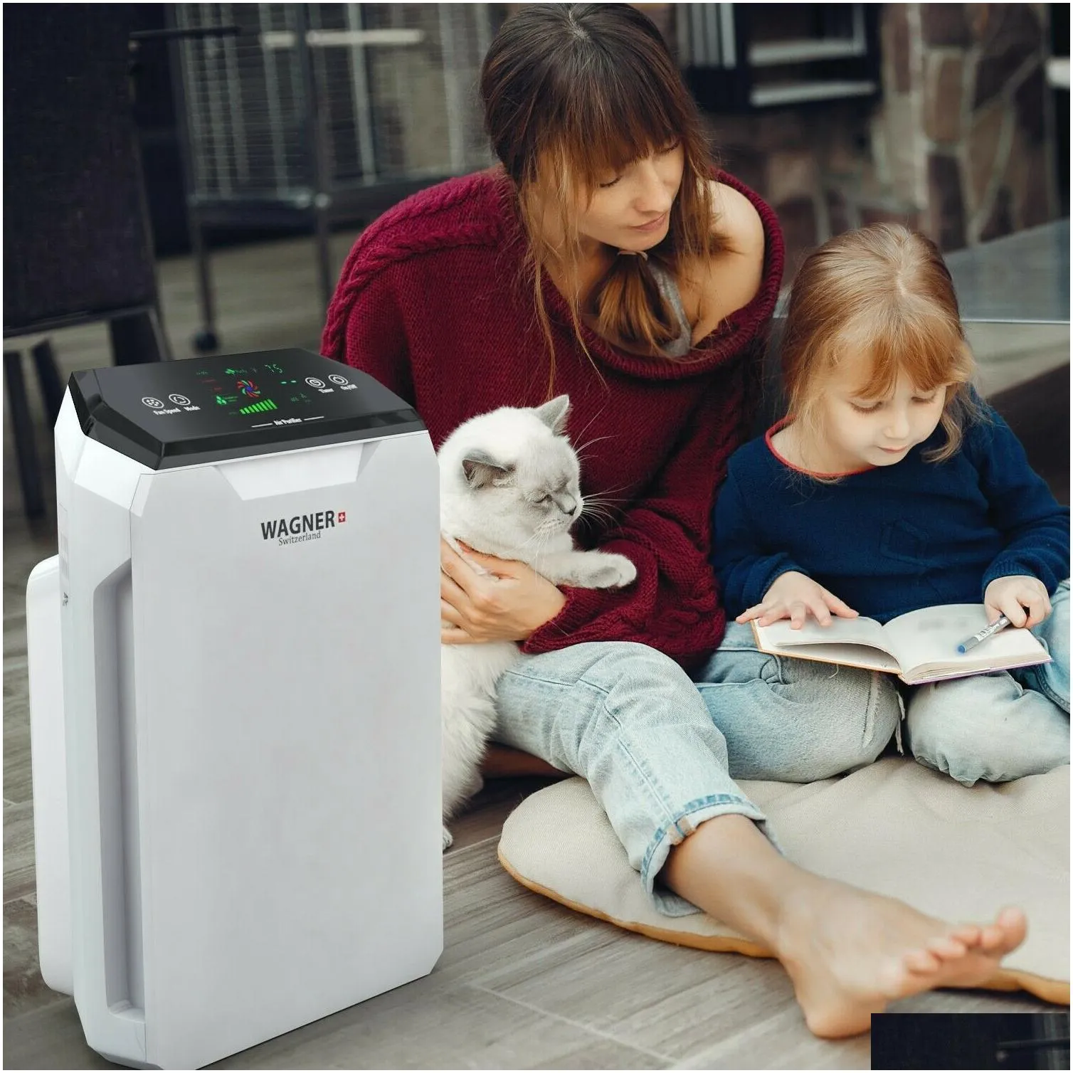 Air Purifiers Wagner Switzerland Premium Purifier Wa777 For Room Up To 500Sqft True Hepa2816655 Drop Delivery Household Appliances Li Ot6Tc