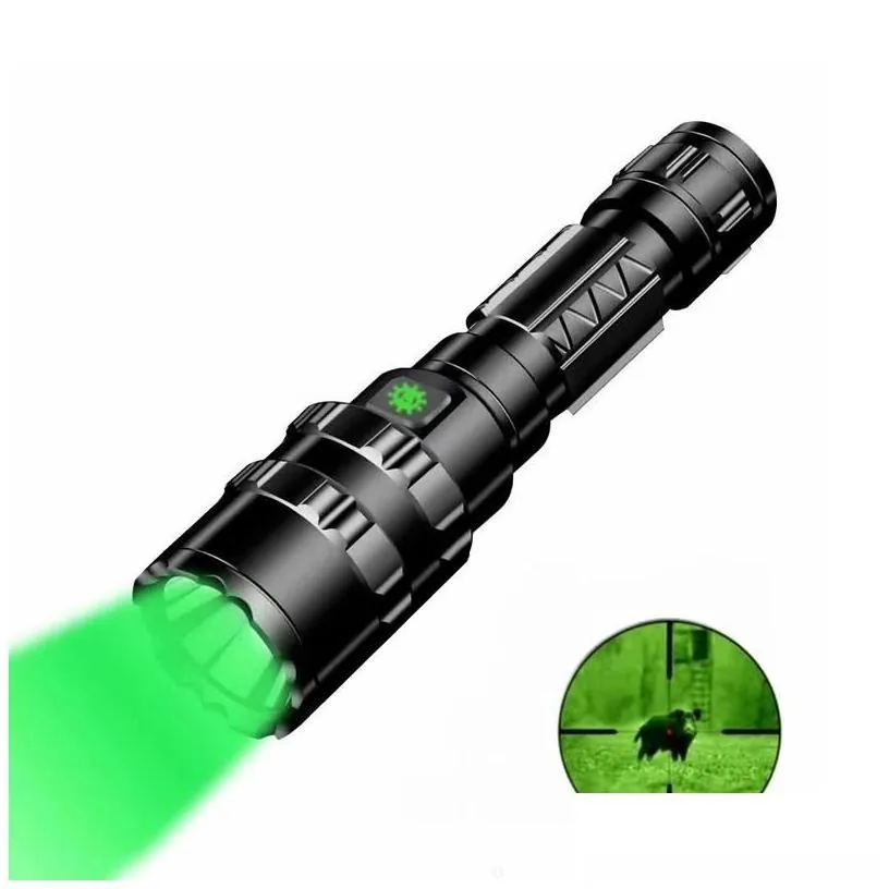 Flashlights Torches Waterproof L2 X1 Battery 1600Lumens 5 Switch Modes Rechargeable Hunting Outdoor Rescuing Torch Flash Light Drop