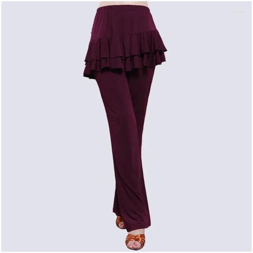 Stage Wear Autumn And Winter Square Dance Costume Skirt Pants Women Milk Silk Dancing Female Practice Performance