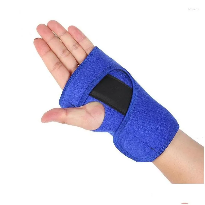 Wrist Support Brace Splint Sprains Arthritis Band Bandage Orthopedic Hand Finger Carpal Suppo Drop Delivery Sports Outdoors Athletic O