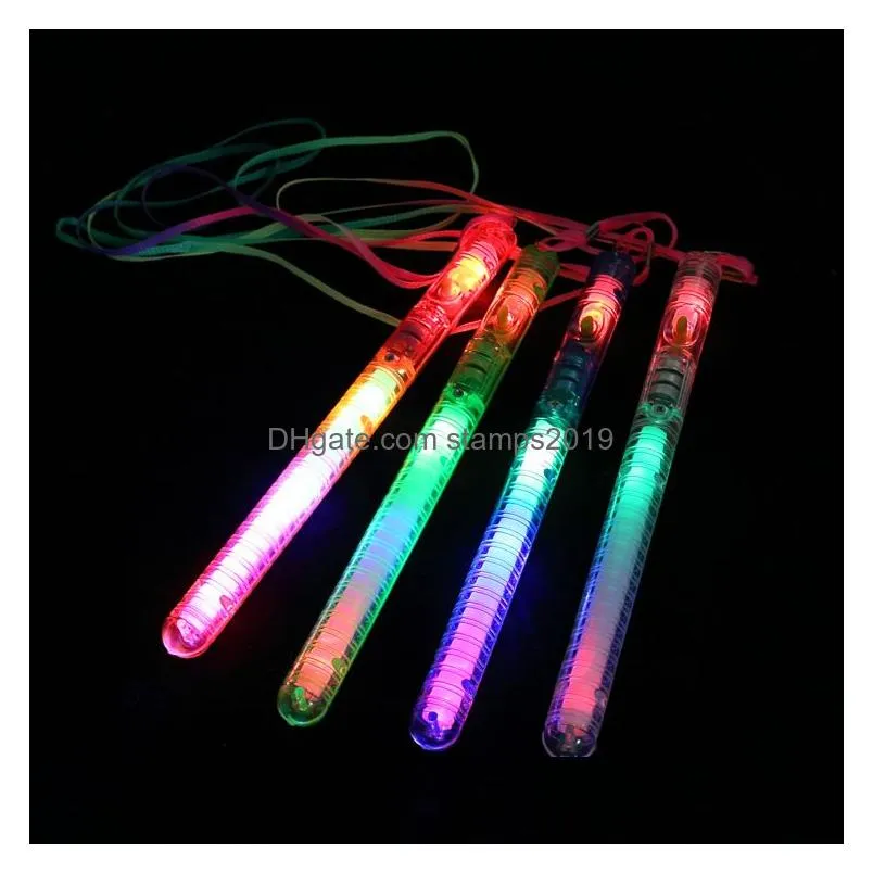 fast 300pcs multicolor light-up blinking rave sticks led flashing strobe wands concerts party glow stick with good quality