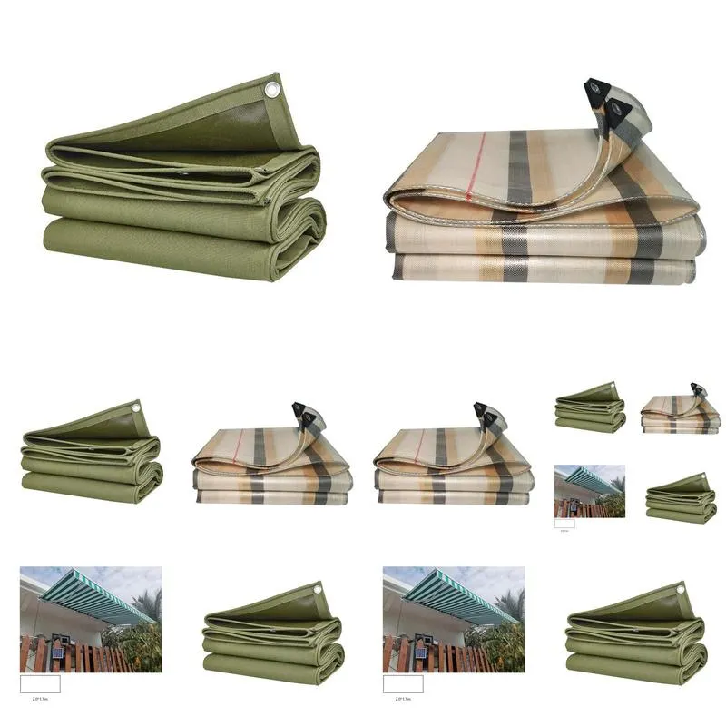 Other Raw Materials Wholesale Customizede 2.0X1.5M Pe Coated Plastic Cloth Is Waterproof Durable Thickened And Rainproof. It Sun Proof Ot0Ny