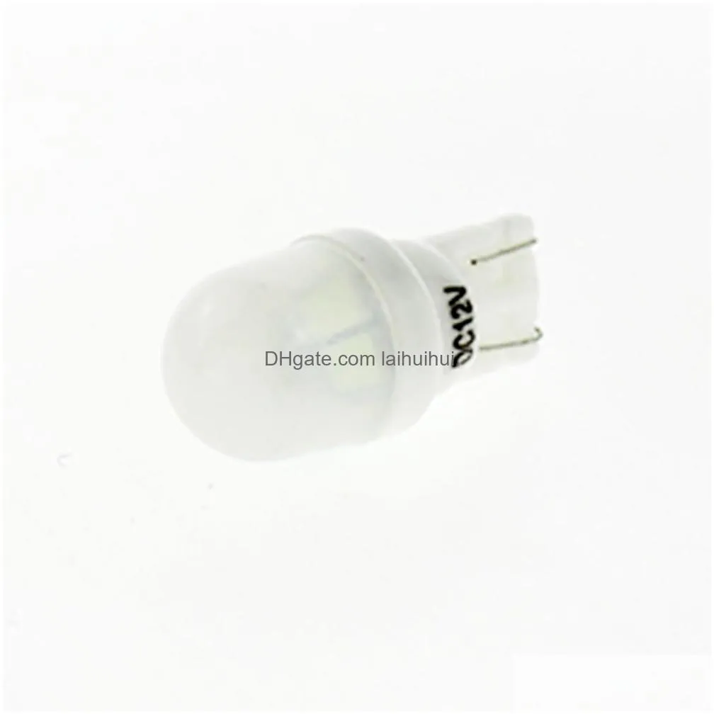 100x t10 ceramic led bubbles white ice blue green pink green yellow color 12v car door side number lamp light bulb2802946