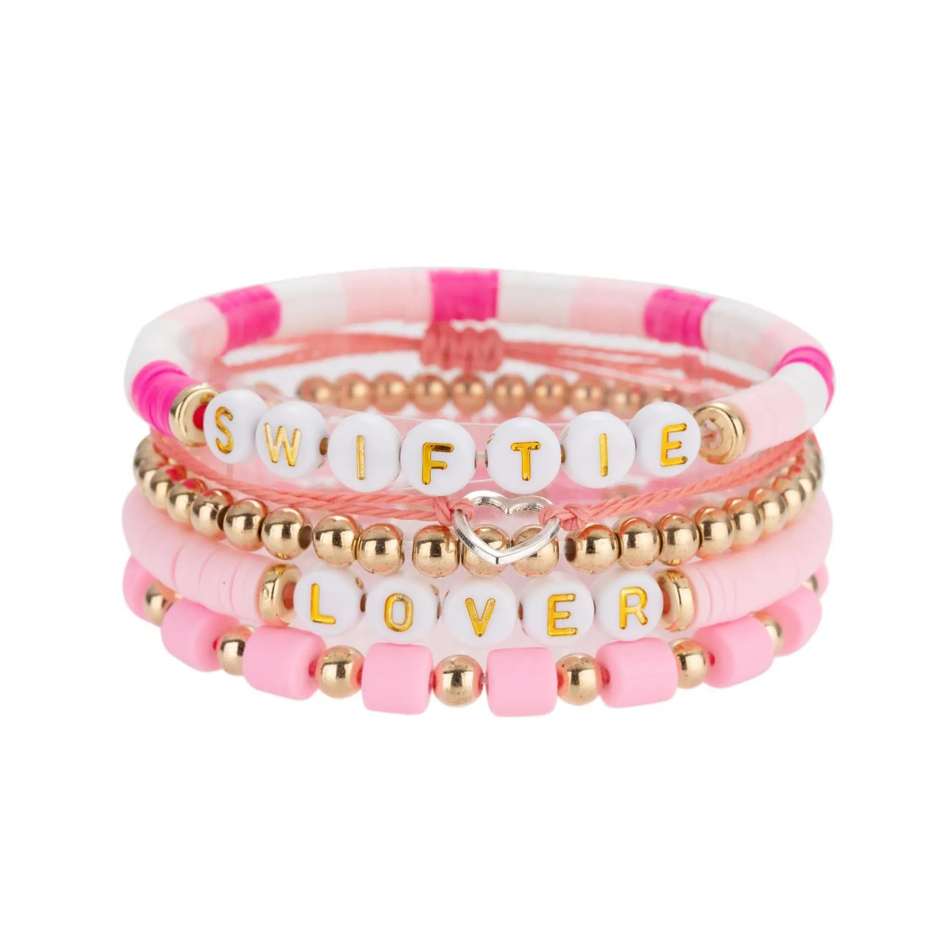 Taylor Swift ブレスレット リクエスト Taylor Swift Inspired Lover Heishi Clay Bracelet, Taylor